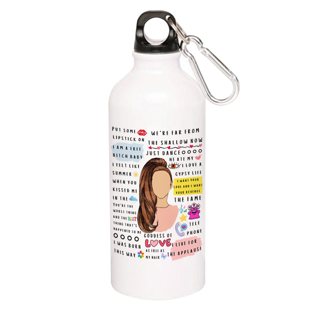 lady gaga gagaverse sipper steel water bottle flask gym shaker music band buy online india the banyan tee tbt men women girls boys unisex