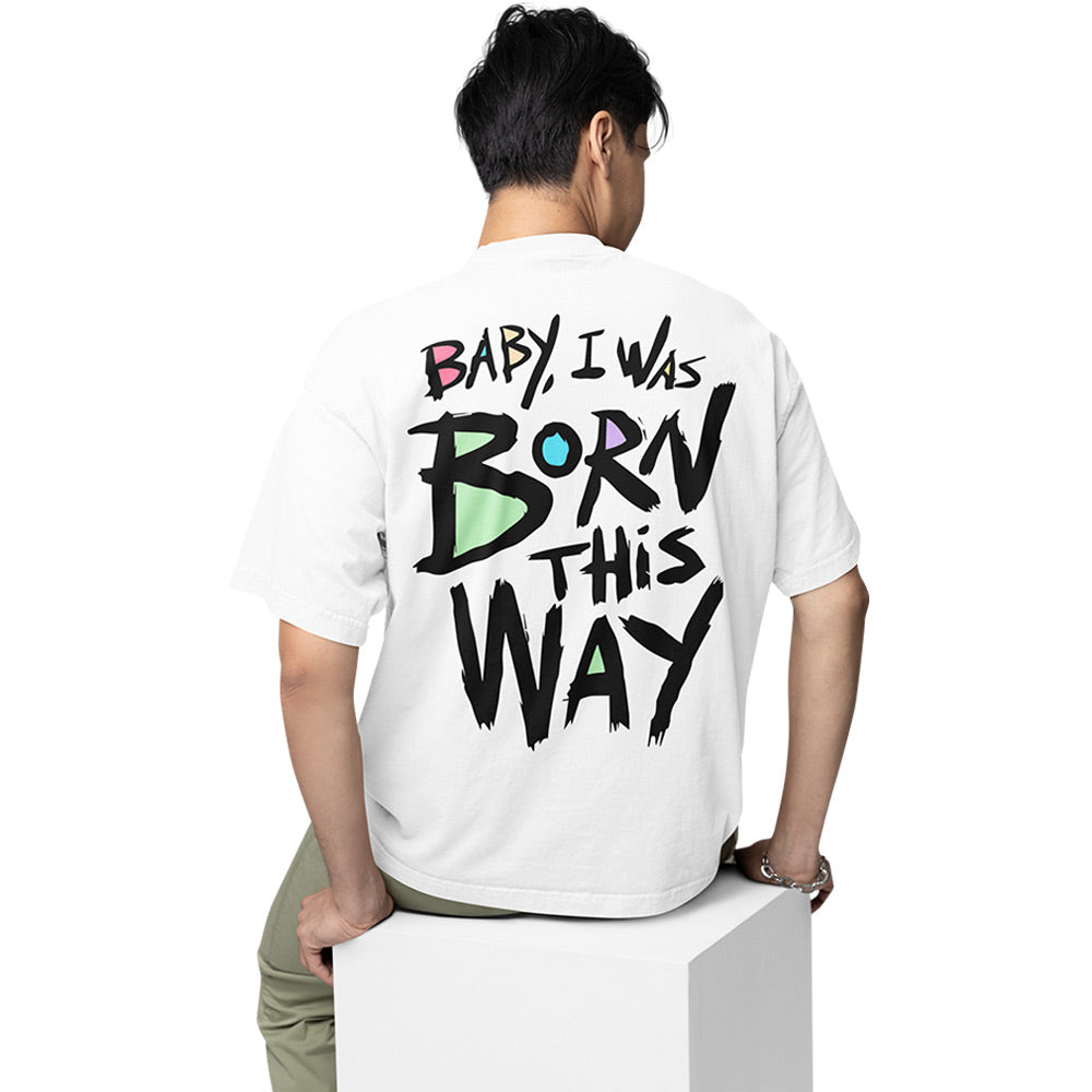 lady gaga oversized t shirt - born this way music t-shirt white buy online india the banyan tee tbt men women girls boys unisex