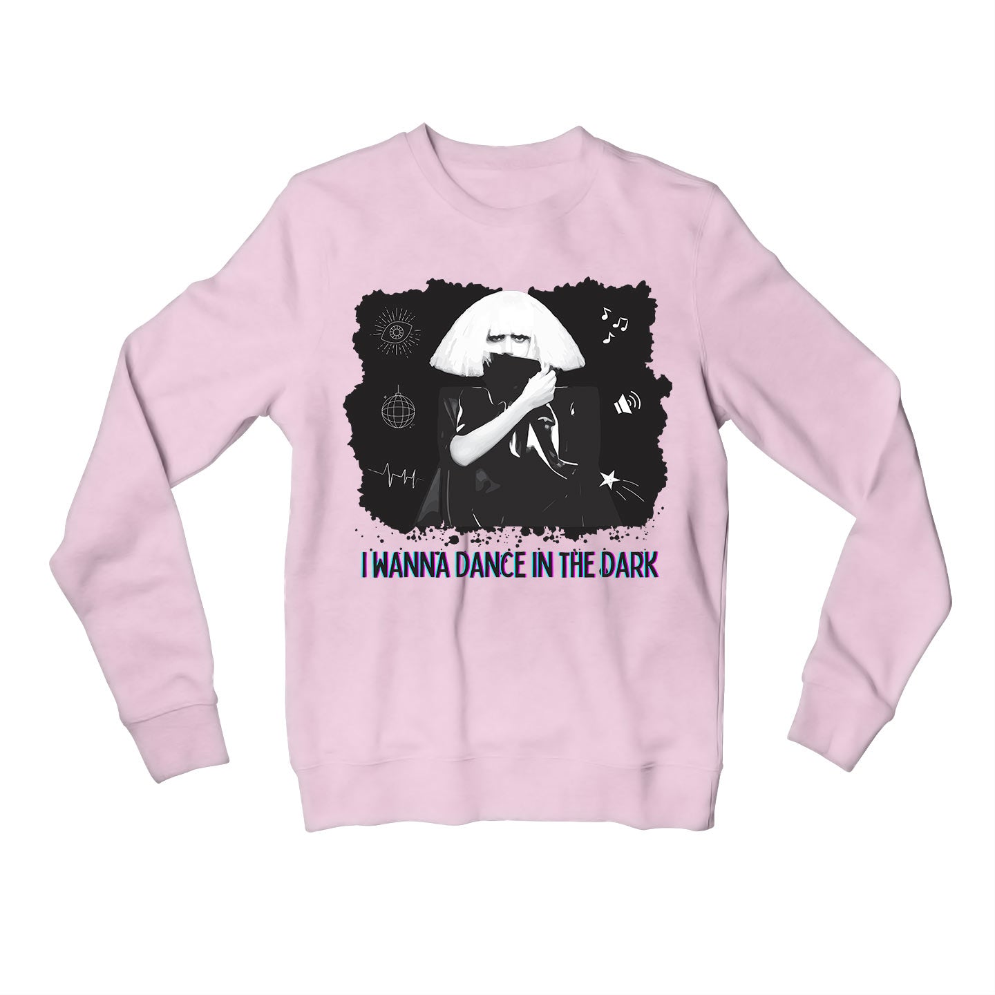 lady gaga dance in the dark sweatshirt upper winterwear music band buy online united states of america usa the banyan tee tbt men women girls boys unisex baby pink