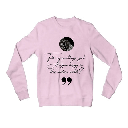lady gaga shallow sweatshirt upper winterwear music band buy online united states usa the banyan tee tbt men women girls boys unisex gray