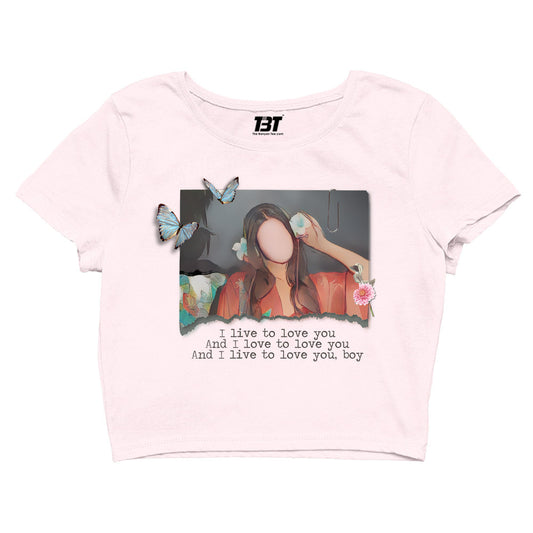 lana del rey music to watch boys to crop top music band buy online united states of america usa the banyan tee tbt men women girls boys unisex xs