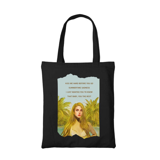 lana del rey summertime sadness tote bag music band buy online united states of america usa the banyan tee tbt men women girls boys unisex  