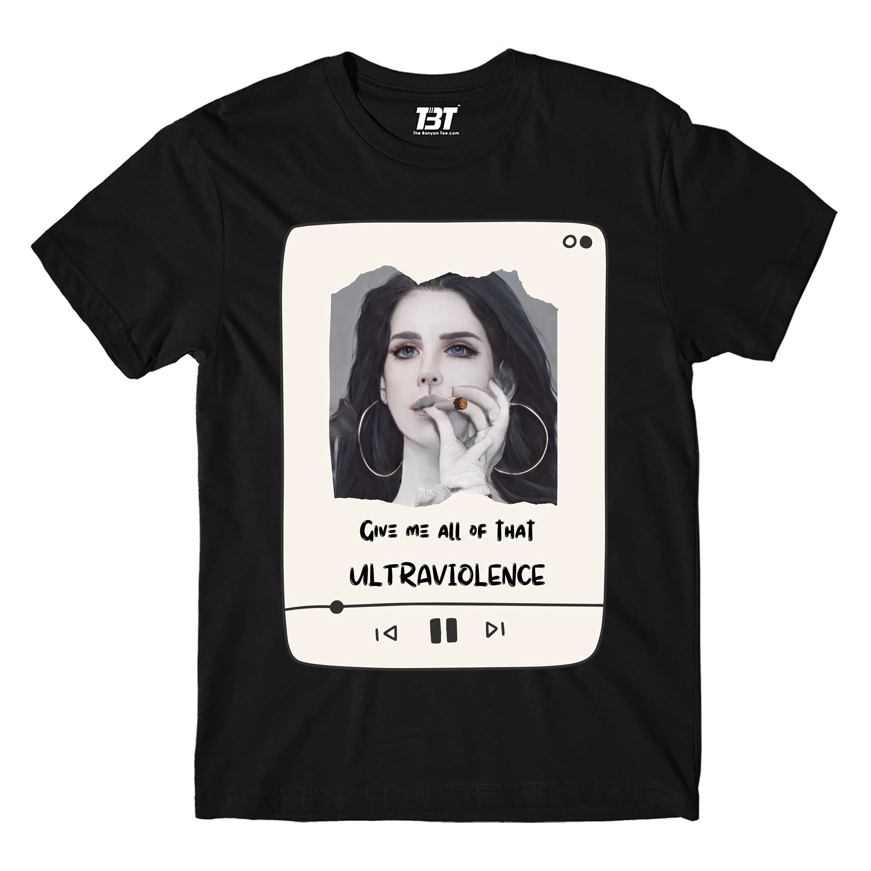 lana del rey ultraviolence t-shirt music band buy online united states of america usa the banyan tee tbt men women girls boys unisex black 