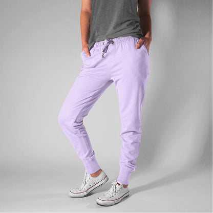 lavendar the banyan tee jogger sweatpant track pant plain solid