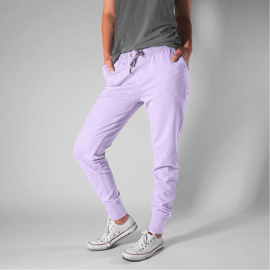 lavendar the banyan tee jogger sweatpant track pant plain solid