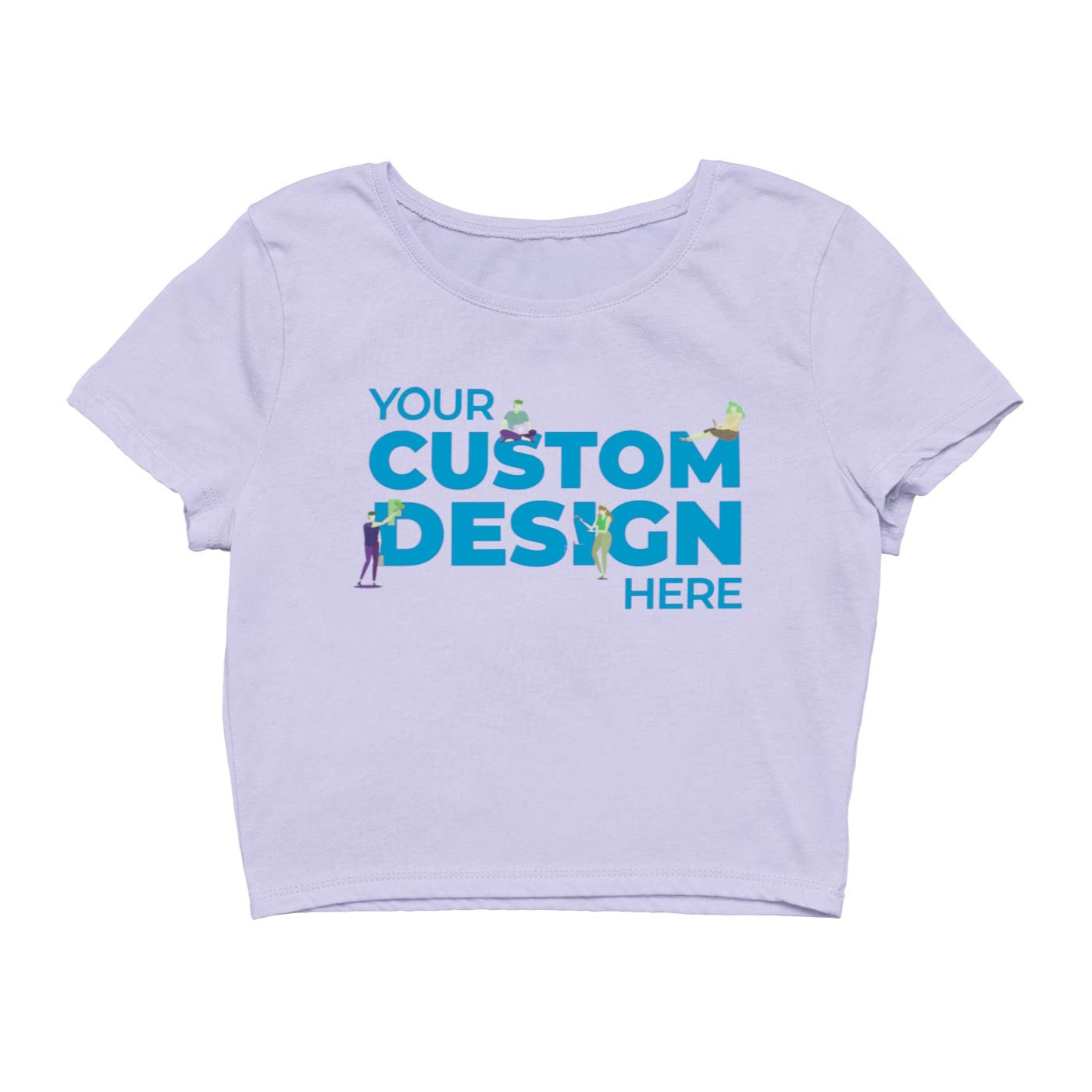 lavender custom customizable personalized your logo image crop tops by the banyan tee plain black crop top crop tops united states of america usa crop tops for girls