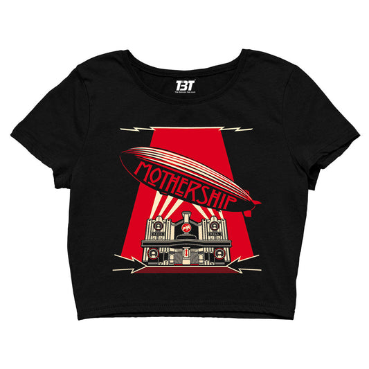 Led Zeppelin Crop Top - Mothership Crop Top The Banyan Tee TBT