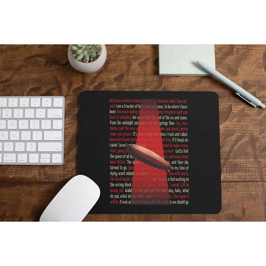 led zeppelin zeppelin verses mousepad logitech large music band buy online united states of america usa the banyan tee tbt men women girls boys unisex  