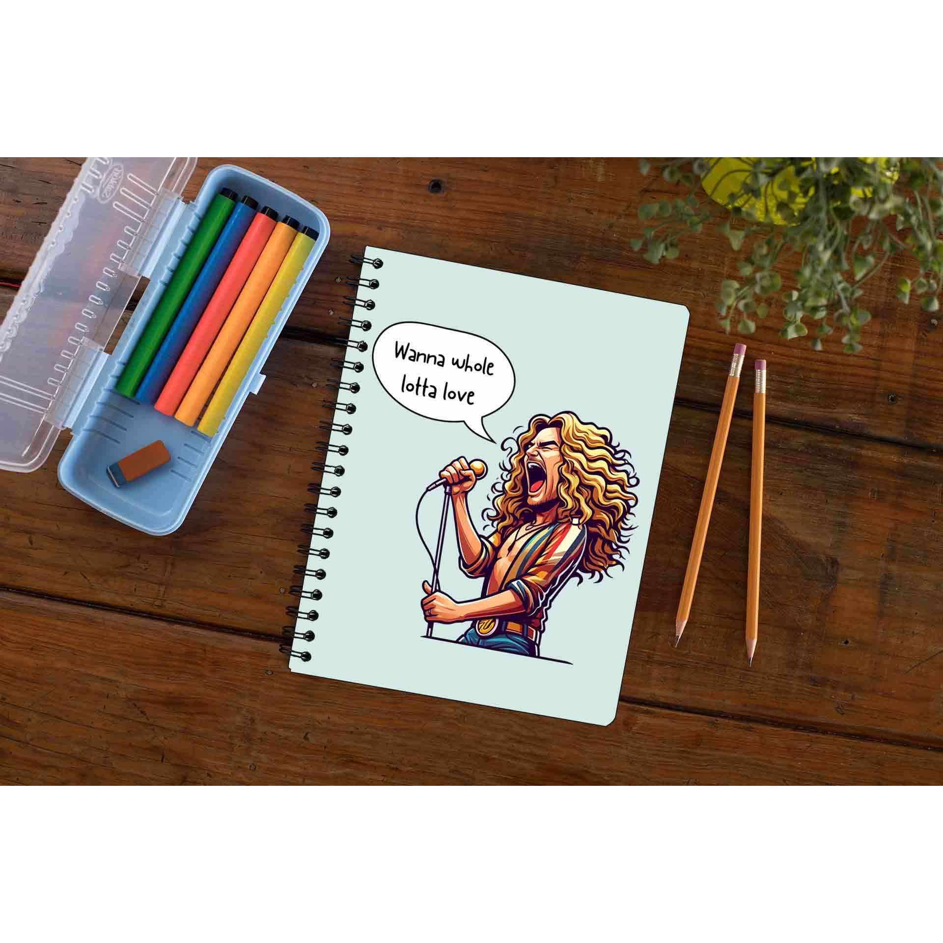 Led Zeppelin Notebook - The Song Remains The Same Notebook The Banyan Tee TBT