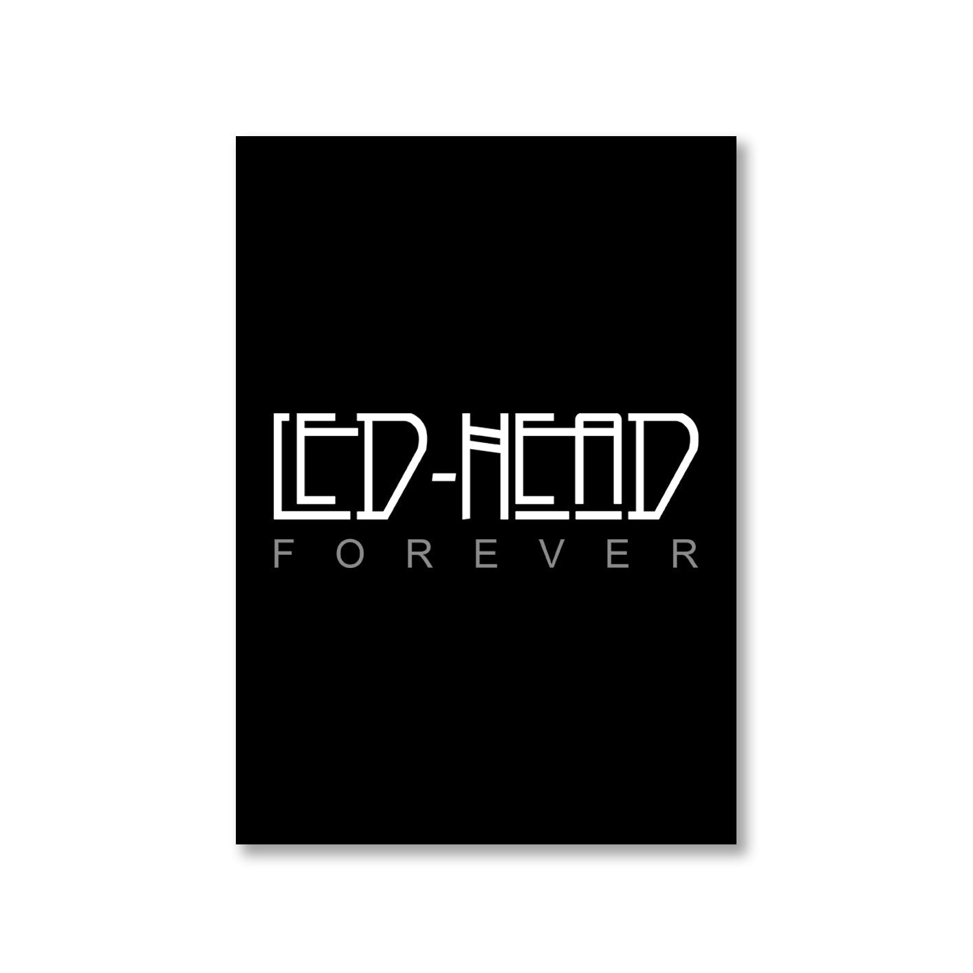 led zeppelin led head forever poster wall art buy online united states of america usa the banyan tee tbt a4 