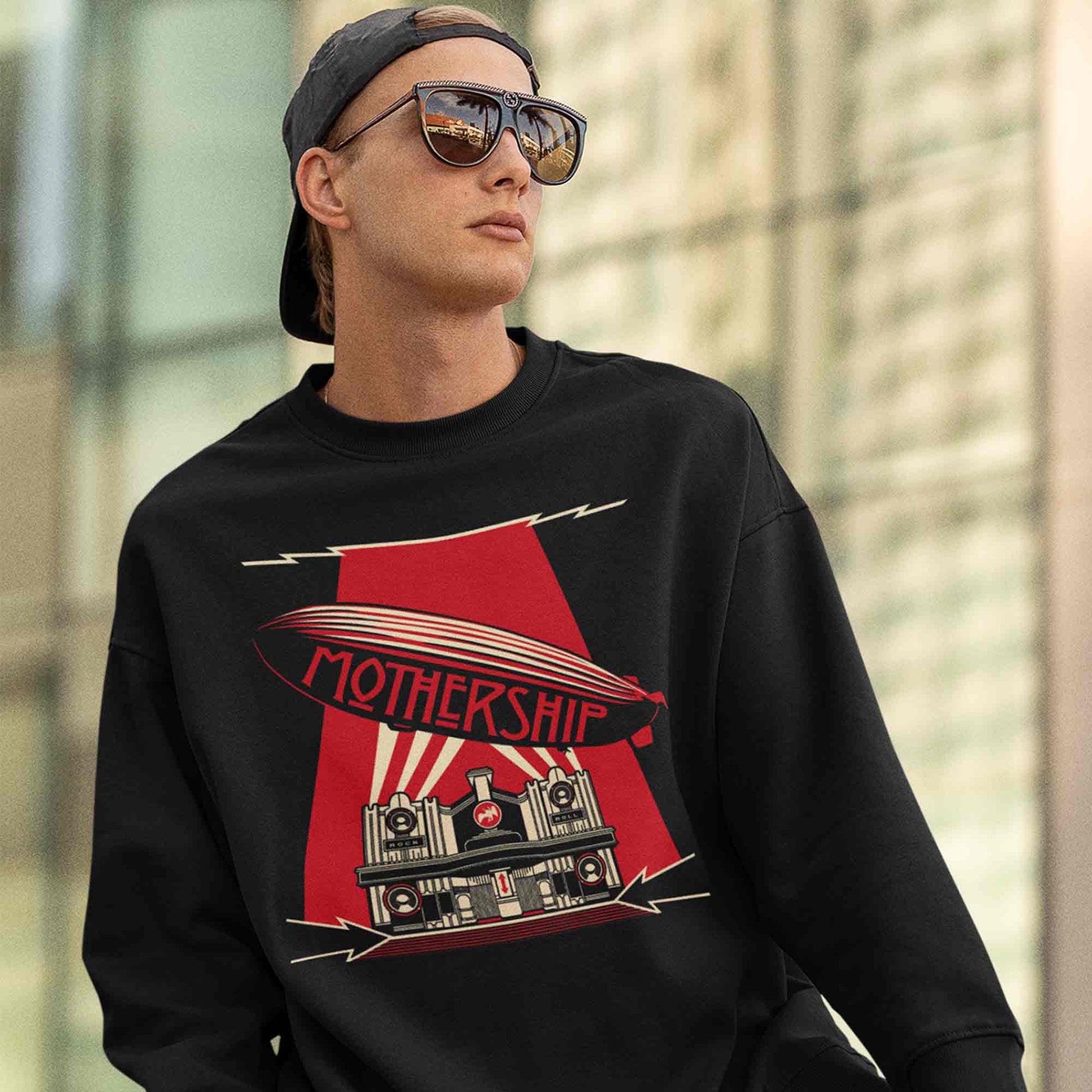 Led Zeppelin Sweatshirt - Mothership Sweatshirt The Banyan Tee TBT