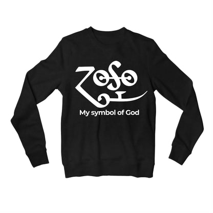 Led Zeppelin Sweatshirt - My Symbol Of God Sweatshirt The Banyan Tee TBT