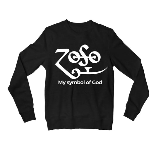 Led Zeppelin Sweatshirt - My Symbol Of God Sweatshirt The Banyan Tee TBT