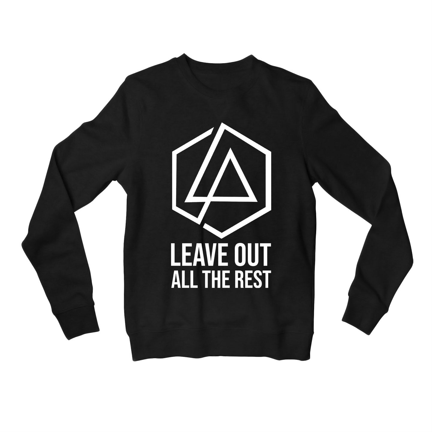 linkin park leave out all the rest sweatshirt upper winterwear music band buy online united states of america usa the banyan tee tbt men women girls boys unisex black