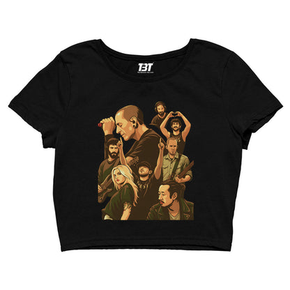 linkin park lp reborn crop top music band buy online united states usa the banyan tee tbt men women girls boys unisex s