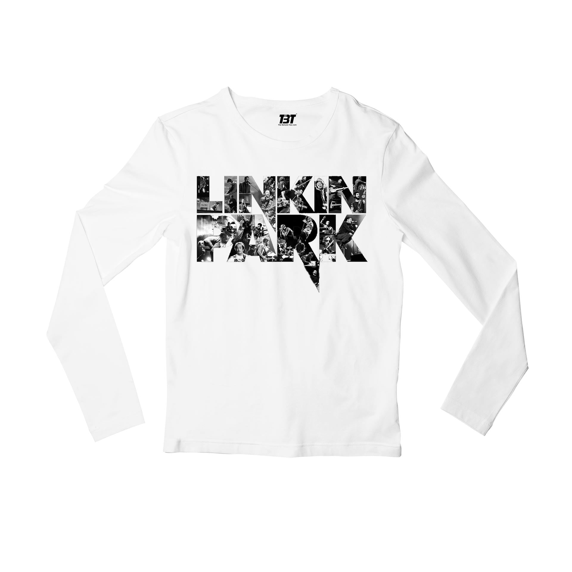 linkin park fan art full sleeves long sleeves music band buy online india the banyan tee tbt men women girls boys unisex white