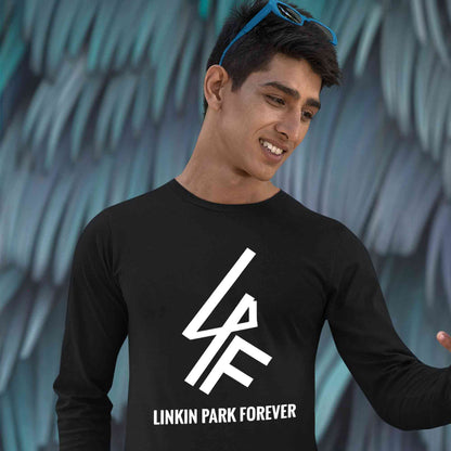 linkin park forever full sleeves long sleeves music band buy online india the banyan tee tbt men women girls boys unisex black
