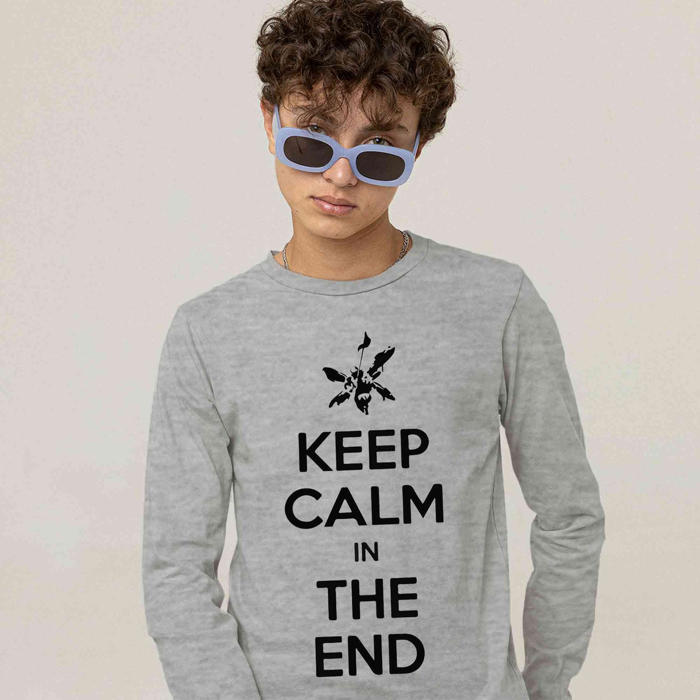 linkin park keep calm full sleeves long sleeves music band buy online india the banyan tee tbt men women girls boys unisex gray