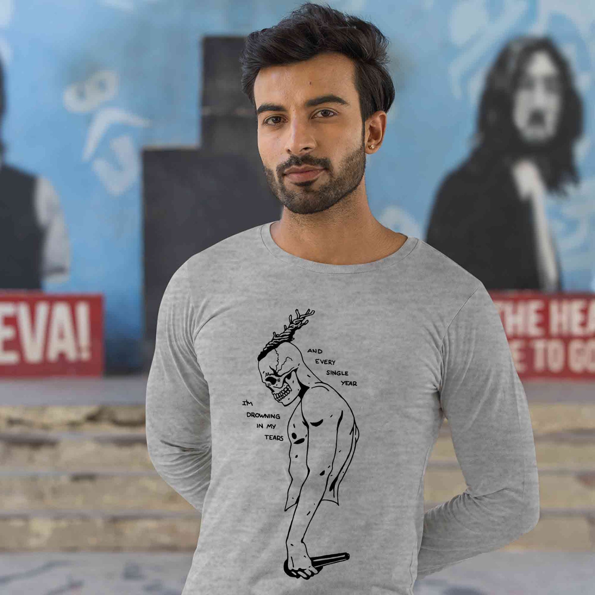 linkin park numb full sleeves long sleeves music band buy online india the banyan tee tbt men women girls boys unisex gray