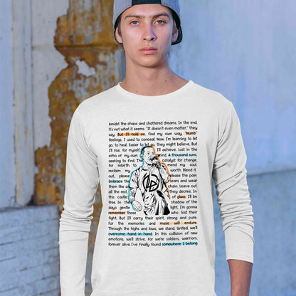 linkin park song story full sleeves long sleeves music band buy online india the banyan tee tbt men women girls boys unisex white