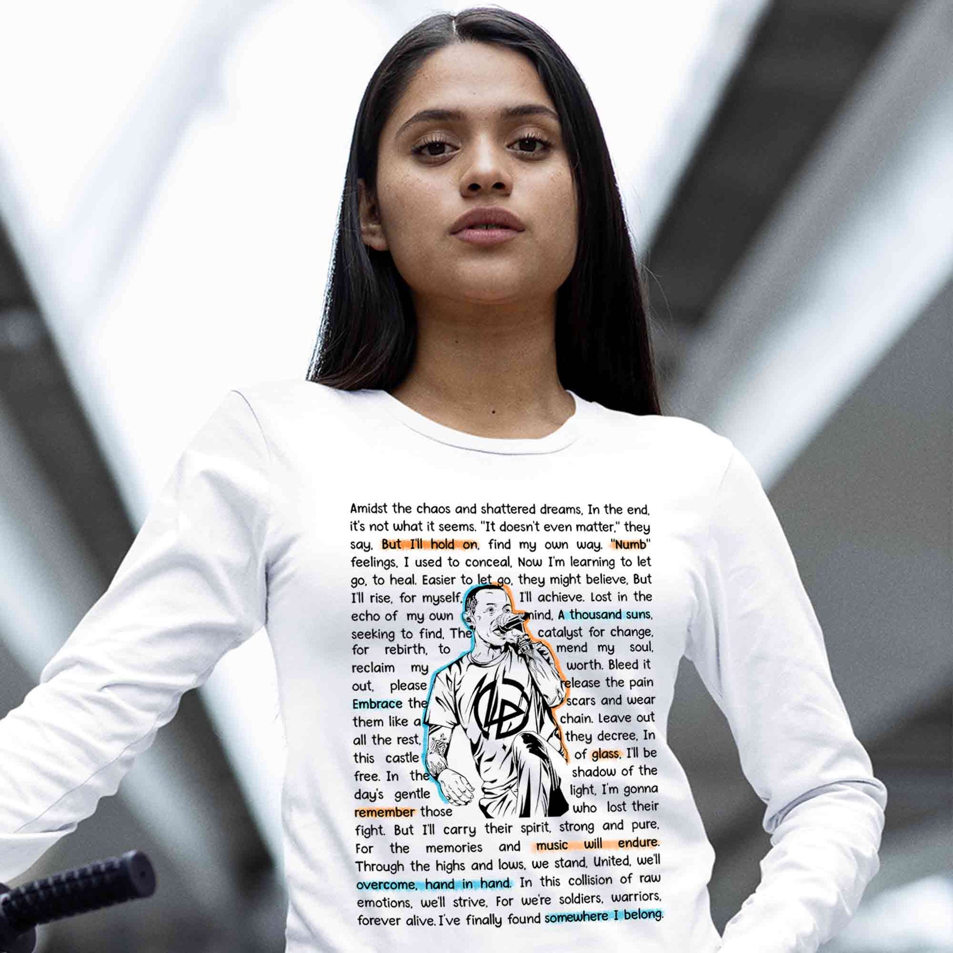 linkin park song story full sleeves long sleeves music band buy online india the banyan tee tbt men women girls boys unisex white