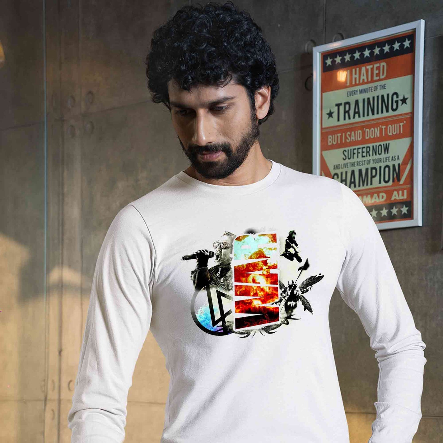 linkin park war full sleeves long sleeves music band buy online india the banyan tee tbt men women girls boys unisex white