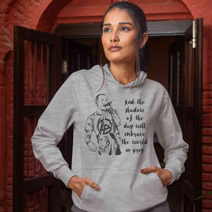 linkin park shadow of the day hoodie hooded sweatshirt winterwear music band buy online united states usa the banyan tee tbt men women girls boys unisex gray