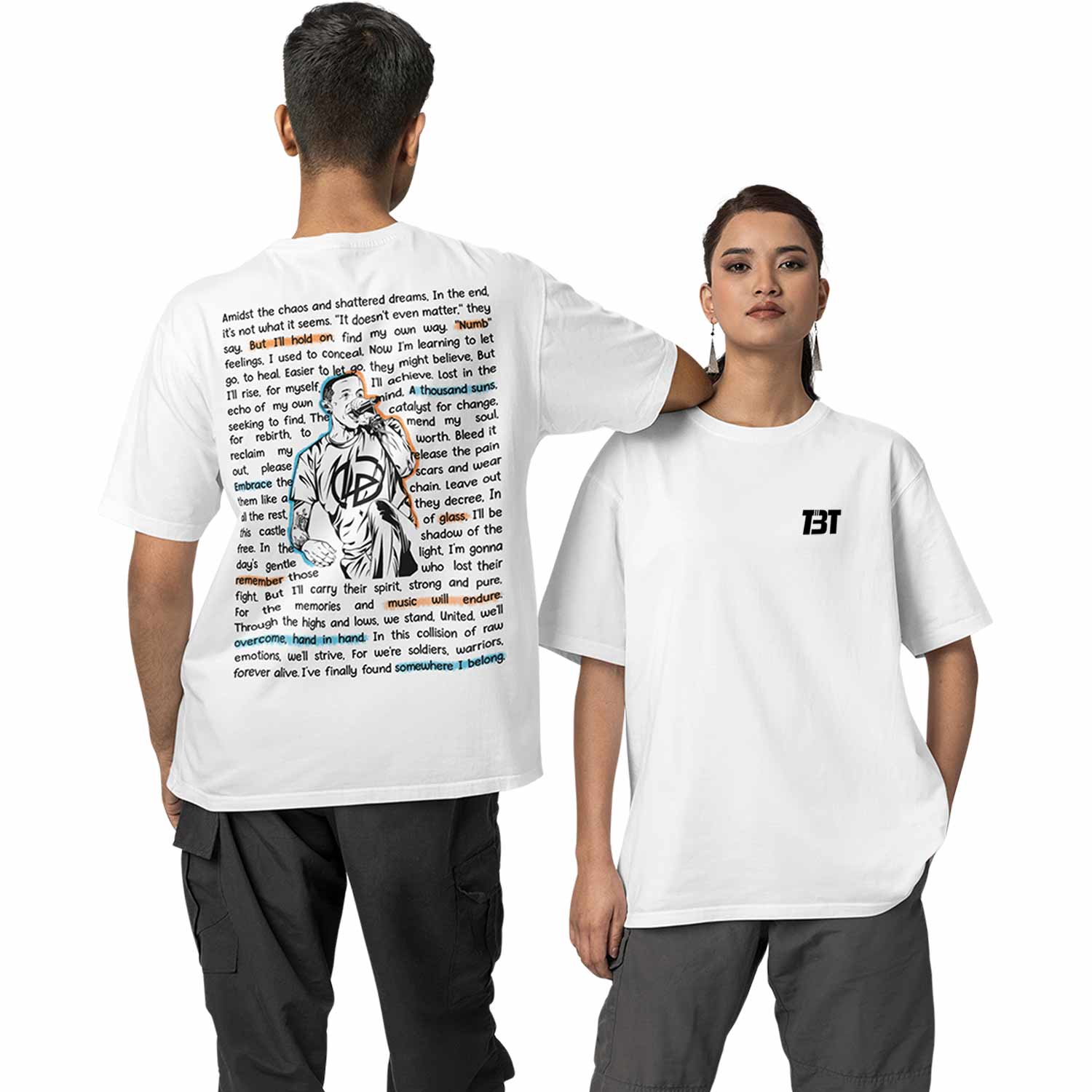 linkin park oversized t shirt - song story music t-shirt white buy online india the banyan tee tbt men women girls boys unisex