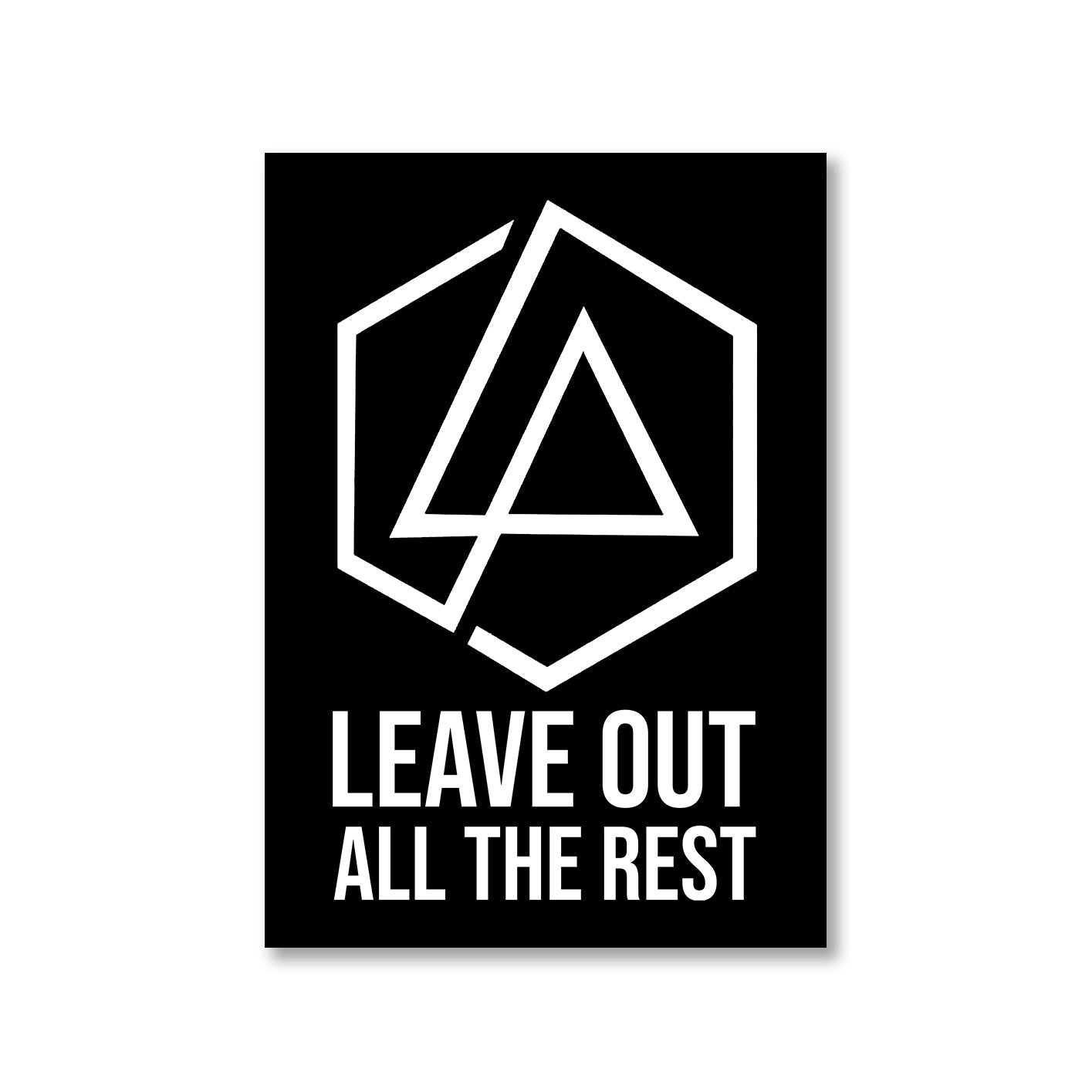 linkin park leave out all the rest poster wall art buy online united states of america usa the banyan tee tbt a4