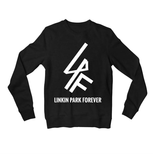 linkin park forever sweatshirt upper winterwear music band buy online united states usa the banyan tee tbt men women girls boys unisex black