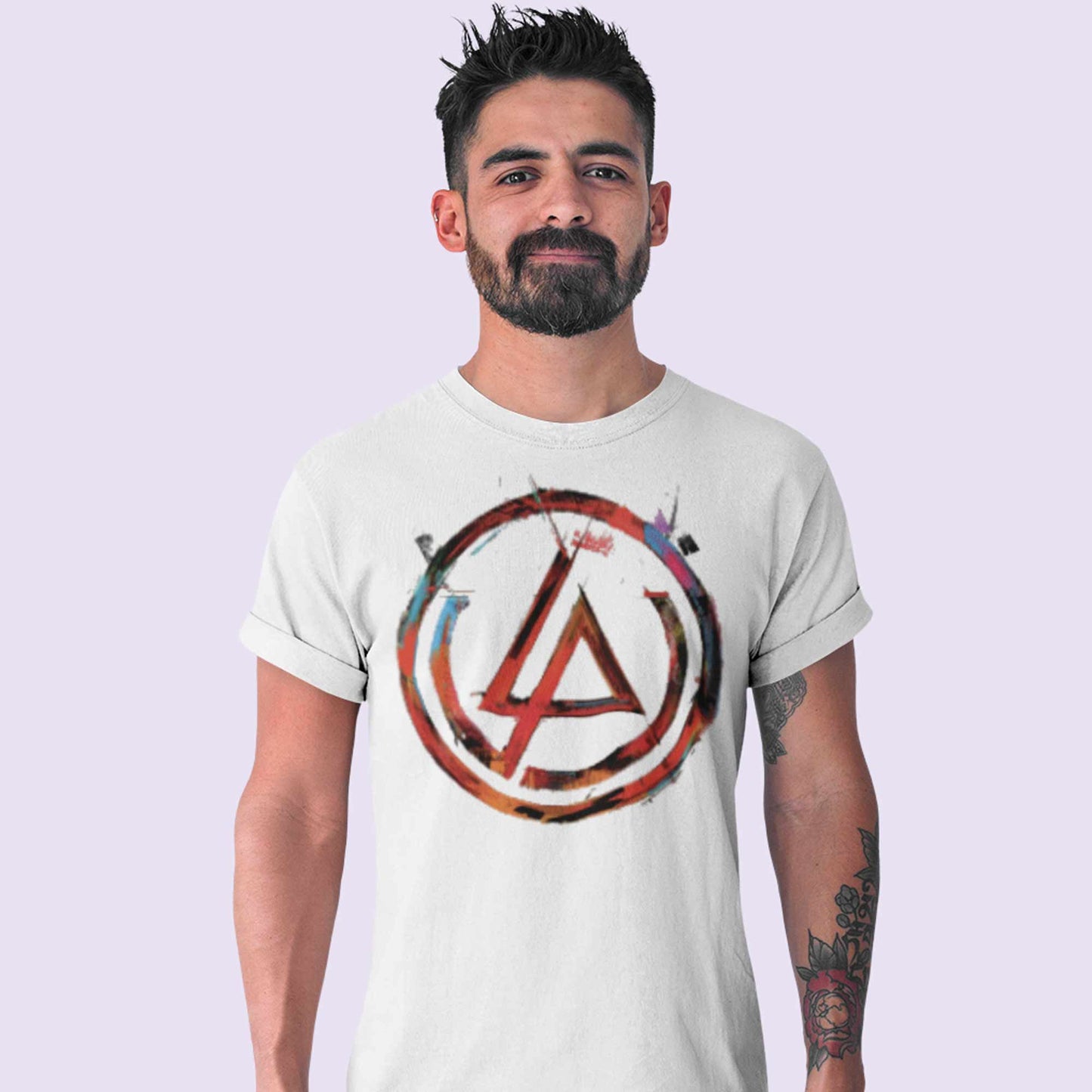 linkin park artwork t-shirt music band buy online usa united states the banyan tee tbt men women girls boys unisex white