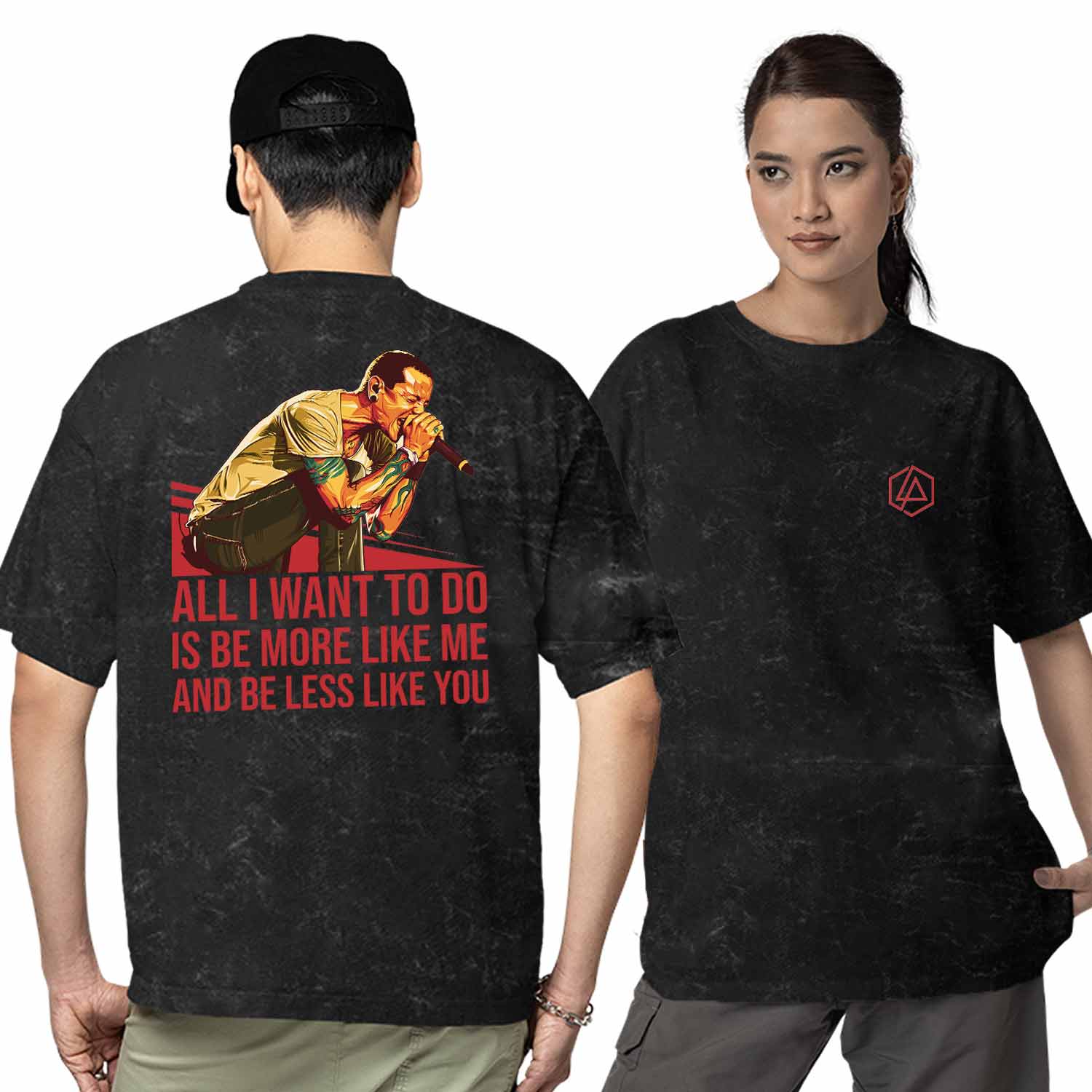 linkin park oversized t shirt -  Be More Like Me music t-shirt black buy online india the banyan tee tbt men women girls boys unisex