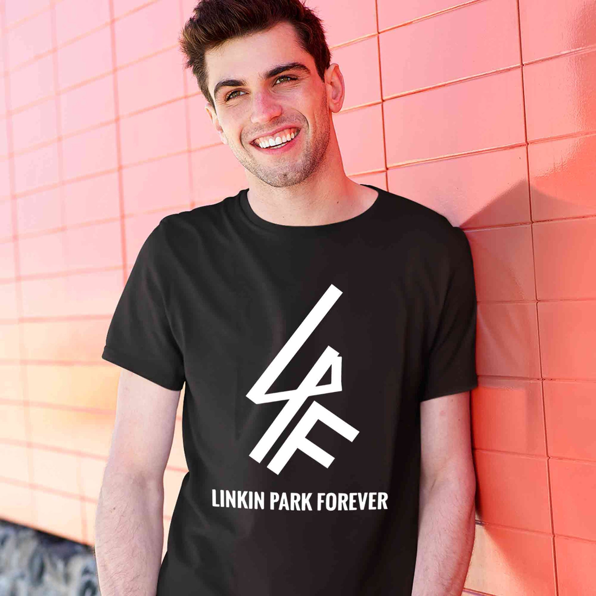 linkin park forever t-shirt music band buy online united states of america usa the banyan tee tbt men women girls boys unisex black