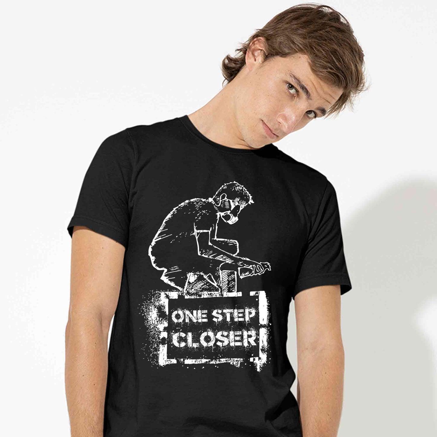 linkin park one step closer t-shirt music band buy online united states of america usa the banyan tee tbt men women girls boys unisex black