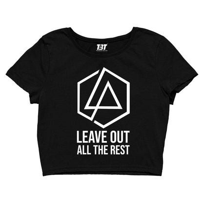 linkin park leave out all the rest crop top music band buy online united states of america usa the banyan tee tbt men women girls boys unisex navy