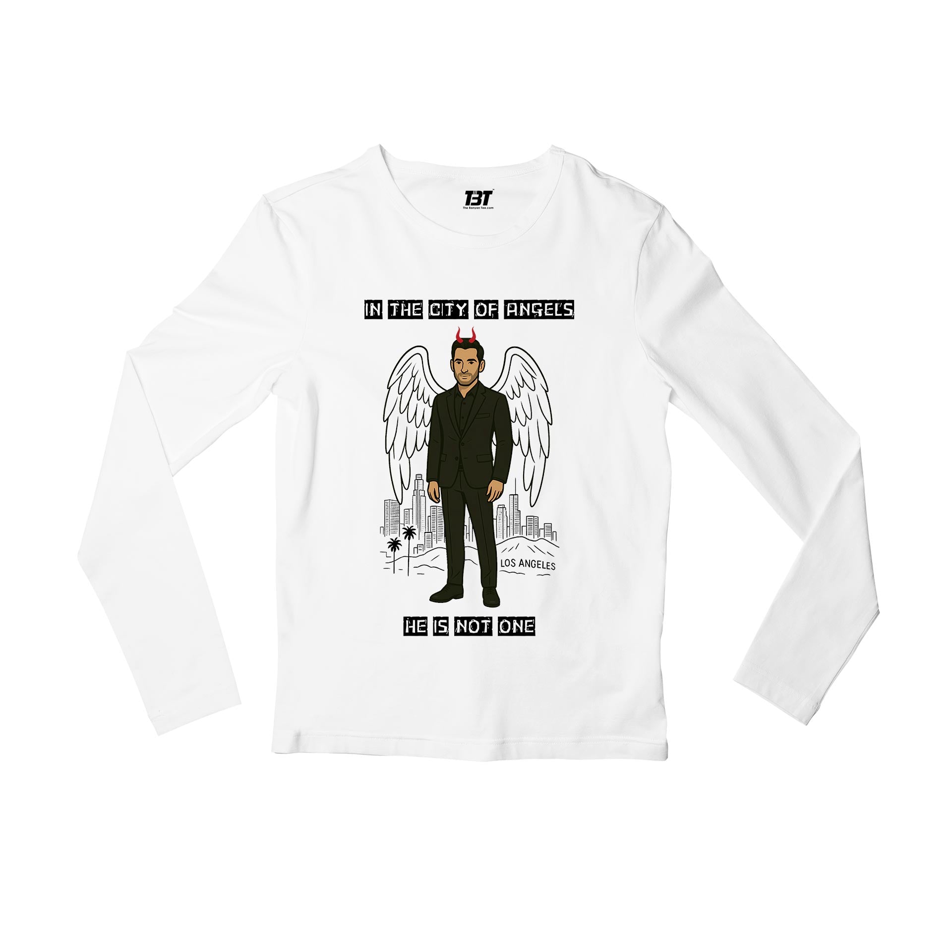Lucifer Full Sleeves T-shirt - Full Sleeves T-shirt The Banyan Tee TBT
