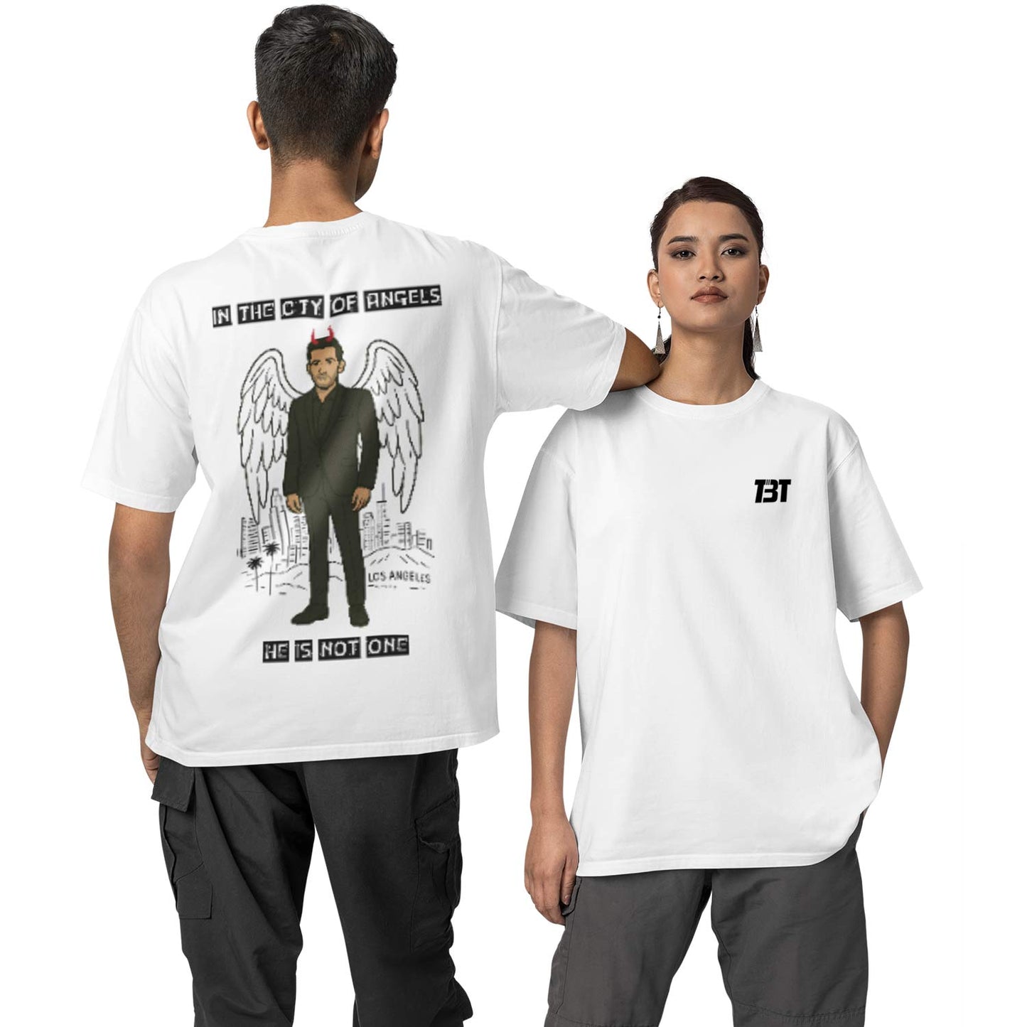 lucifer oversized t shirt white tv show tv series