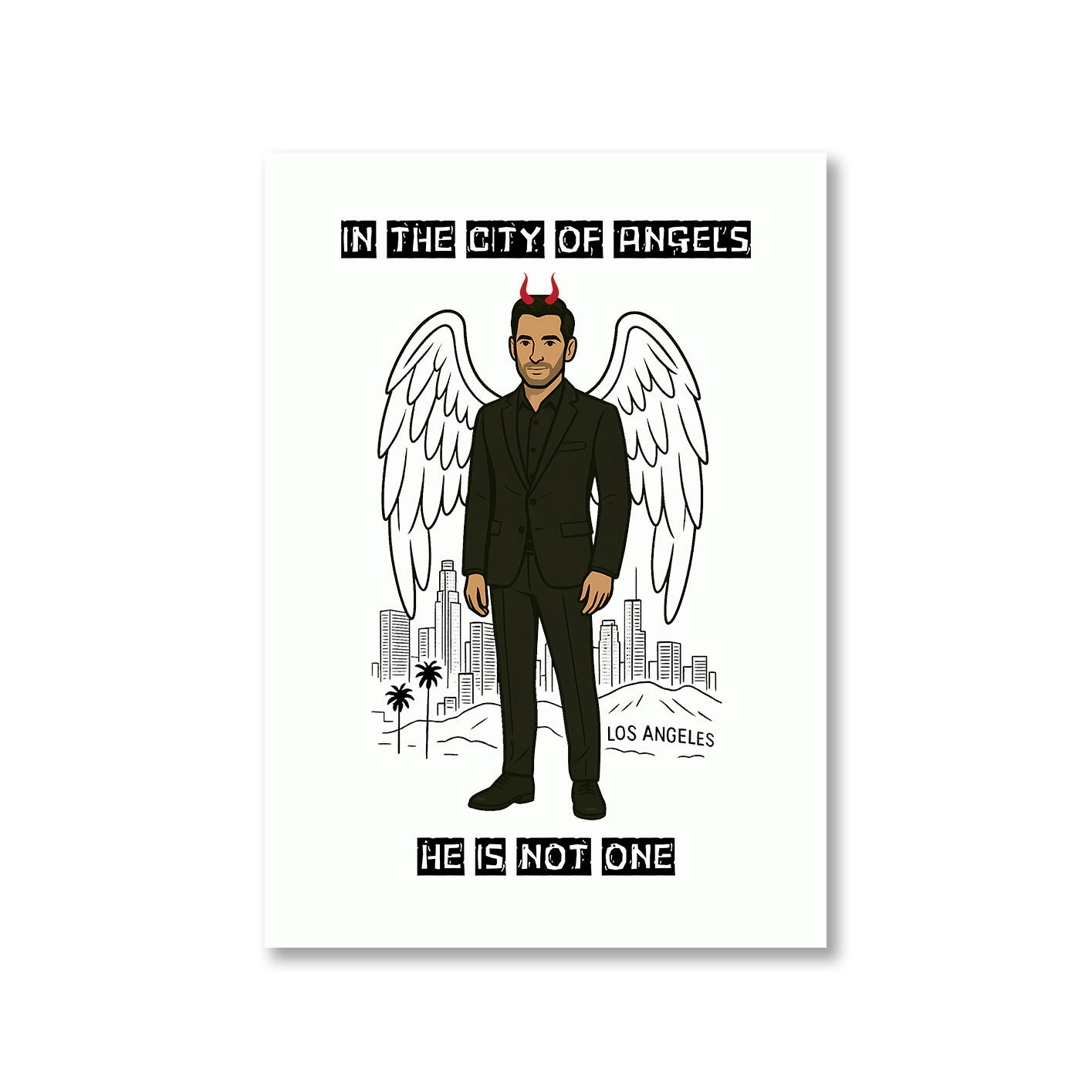 Lucifer Poster - The Banyan Tee TBT