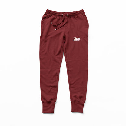 custom customizable maroon joggers unisex different variants the banyan tee custom-made personalised custom joggers custom design customisable