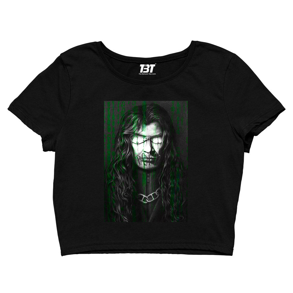 megadeth megadave crop top music band buy online united states of america usa the banyan tee tbt men women girls boys unisex black