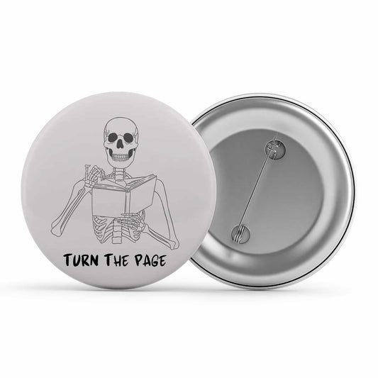 metallica turn the page meme badge pin button music band buy online united states of america usa the banyan tee tbt men women girls boys unisex  