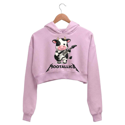 metallica mootallica crop hoodie hooded sweatshirt upper winterwear music band buy online united states usa the banyan tee tbt men women girls boys unisex baby pink 