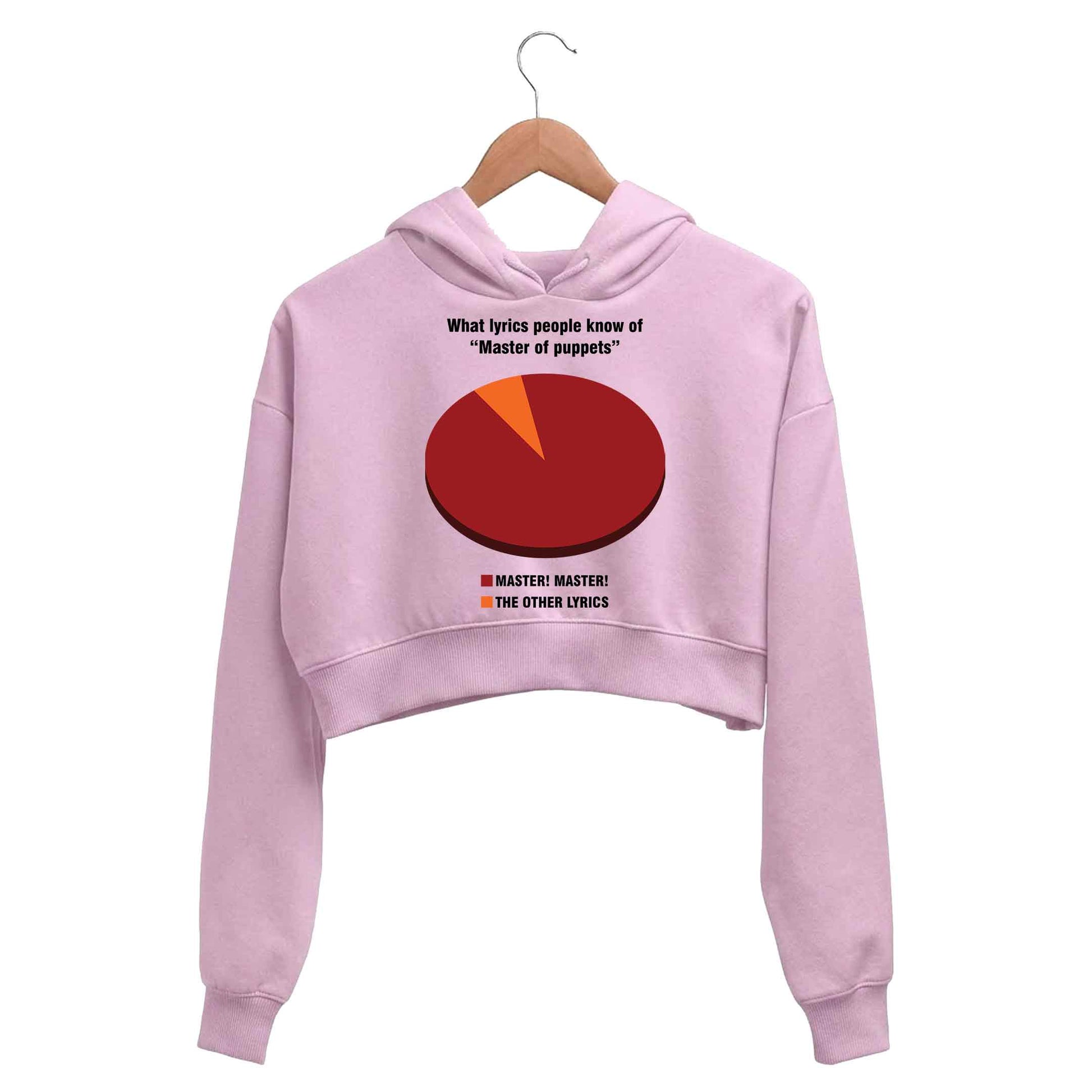 metallica master master crop hoodie hooded sweatshirt upper winterwear music band buy online united states usa the banyan tee tbt men women girls boys unisex baby pink 