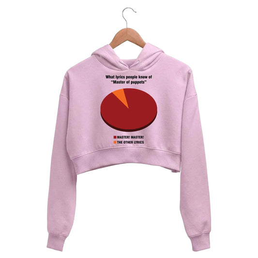metallica master master crop hoodie hooded sweatshirt upper winterwear music band buy online united states usa the banyan tee tbt men women girls boys unisex baby pink 