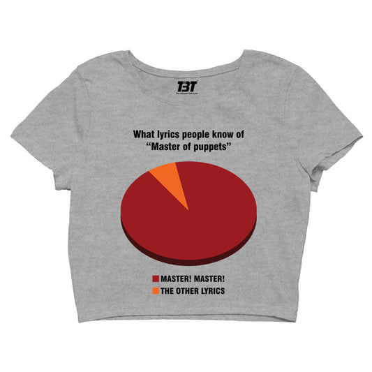 metallica master master crop top music band buy online united states usa the banyan tee tbt men women girls boys unisex s 