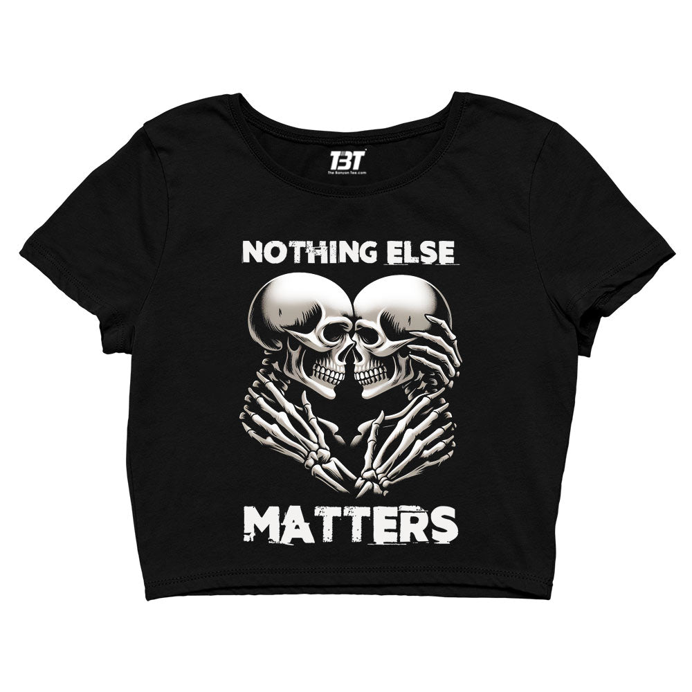 metallica nothing else matters crop top music band buy online united states usa the banyan tee tbt men women girls boys unisex s 