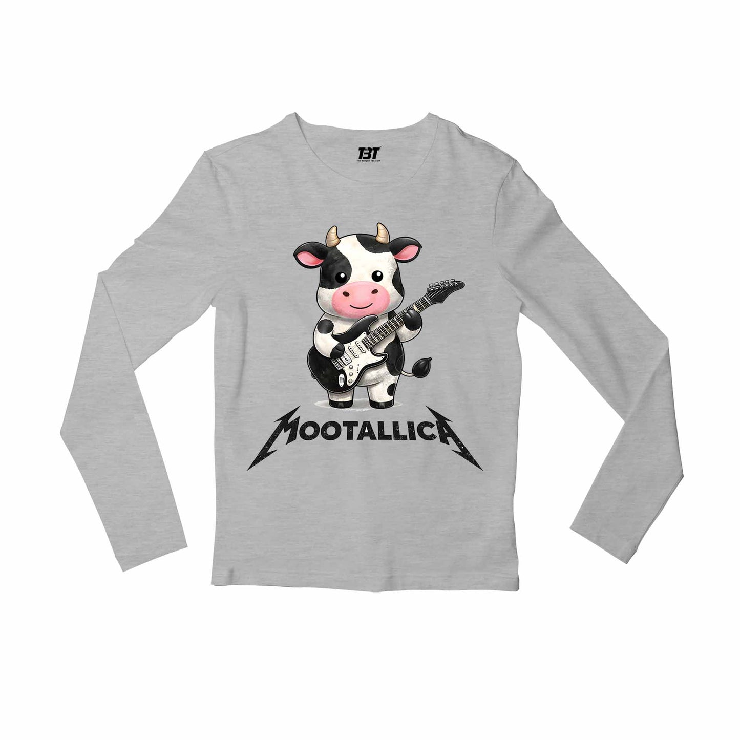 metallica mootallica full sleeves long sleeves music band buy online united states usa the banyan tee tbt men women girls boys unisex gray 