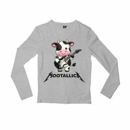metallica mootallica full sleeves long sleeves music band buy online united states usa the banyan tee tbt men women girls boys unisex gray 