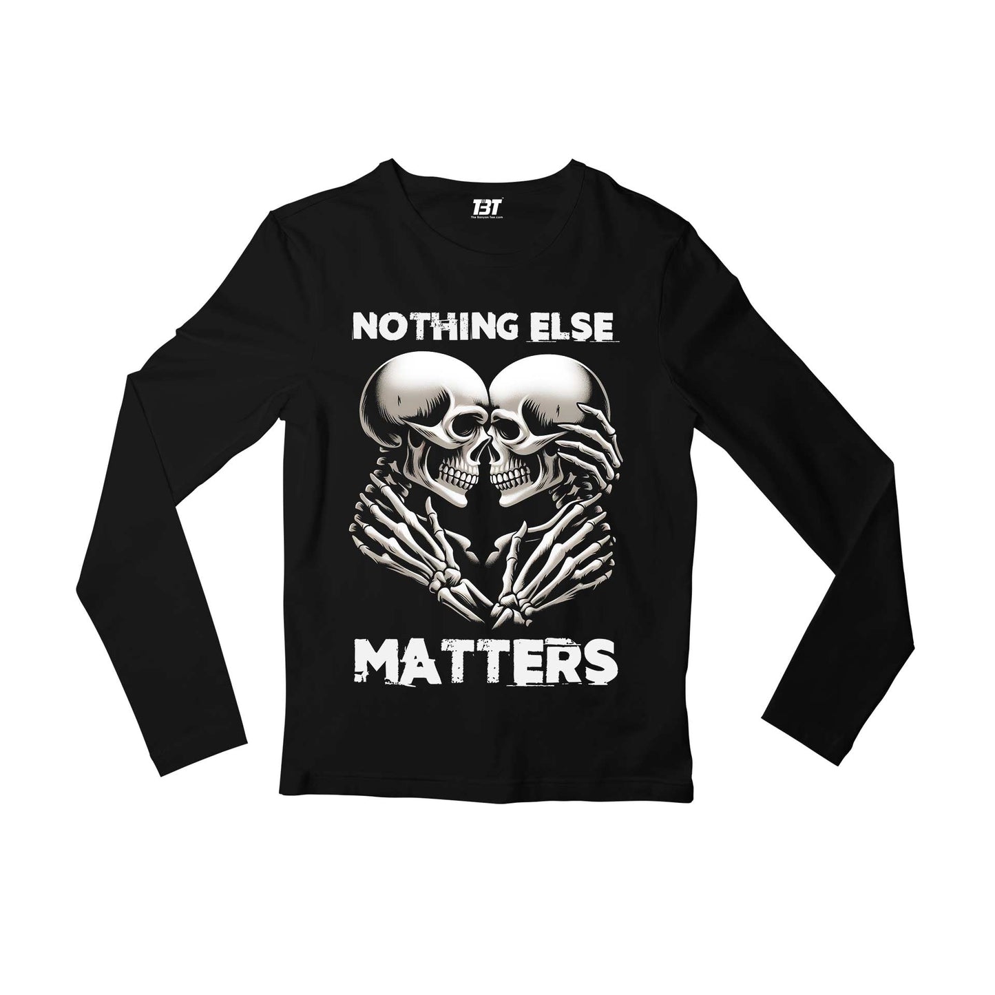 metallica nothing else matters full sleeves long sleeves music band buy online united states usa the banyan tee tbt men women girls boys unisex black 