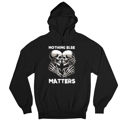 metallica nothing else matters hoodie hooded sweatshirt winterwear music band buy online united states usa the banyan tee tbt men women girls boys unisex black 
